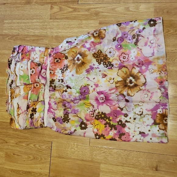 J. Crew Dresses & Skirts - J Crew silk blend strapless floral dress sz 2